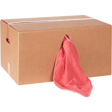 Shop Towels - 14 x 14" Red - 25 lb. box