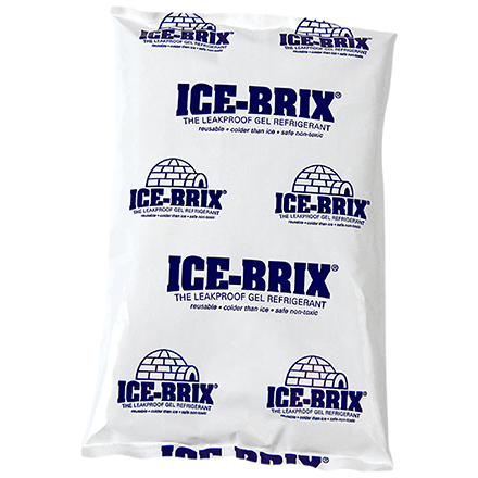 6 x 4 x 3/4" - 8 oz. Ice-Brix<span class='rtm'>®</span> Cold Packs