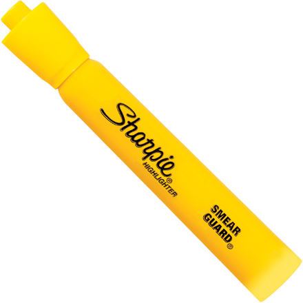Yellow Sharpie Accent<span class='rtm'>®</span> Highlighters