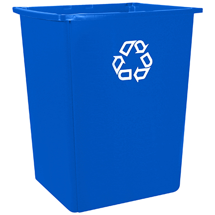 Rubbermaid<span class='rtm'>®</span> Glutton<span class='rtm'>®</span> Recycling Container - 56 Gallon, Blue