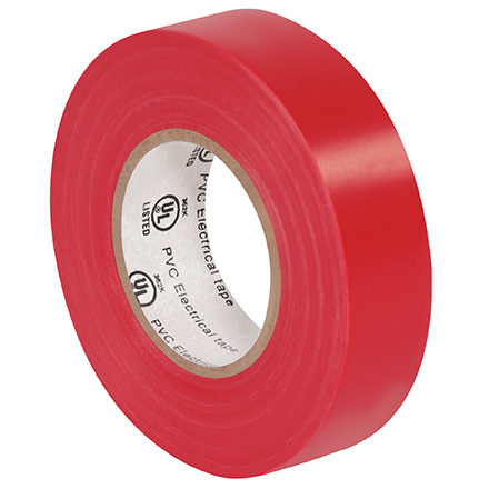 3/4" x 20 yds. Red (10 Pack) Electrical Tape