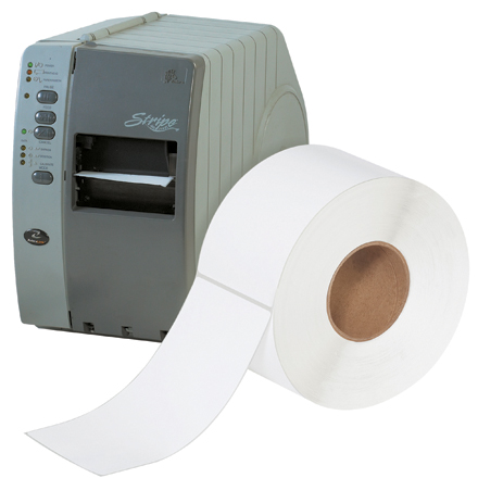 4 x 8" White Thermal Transfer Labels