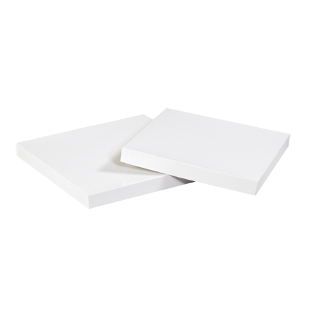 12 x 12" White Deluxe Gift Box Lids