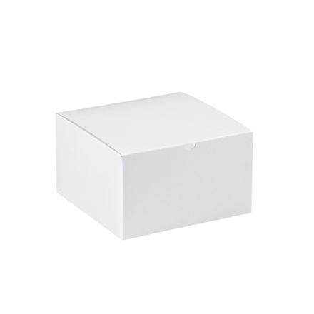 10 x 10 x 6" White Gift Boxes