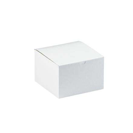 6 x 6 x 4" White Gift Boxes