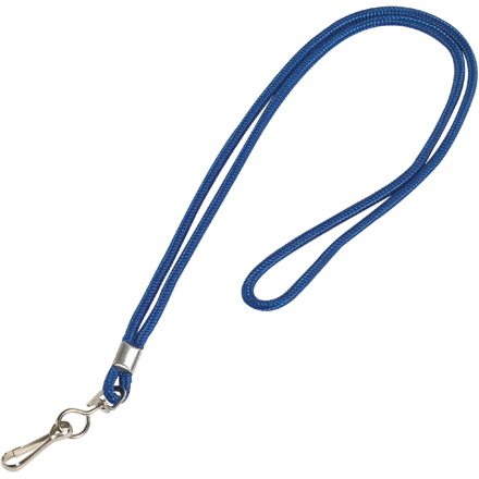 Standard Blue Lanyard with Hook