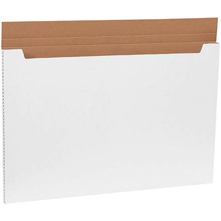 36 x 24 x 1" White Jumbo Fold-Over Mailers