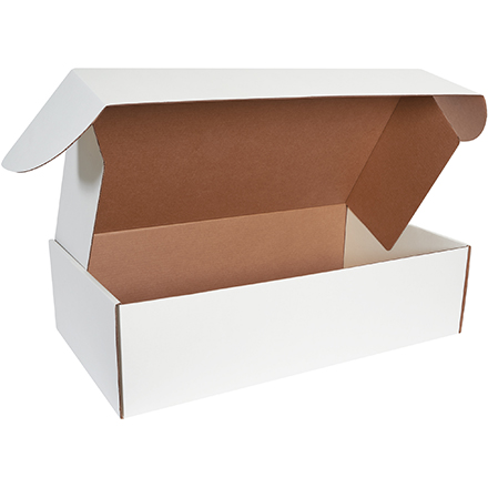 30 x 17 x 8" White Deluxe Literature Mailers