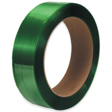 1/2" x 3600' - 16 x 3" Core Polyester Strapping - Smooth